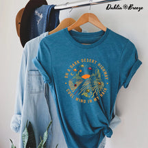 Sur un t-shirt Dark Desert Highway