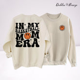 Dans mon basket-ball Mom Era Sport Mom Crewneck Sweatshirt
