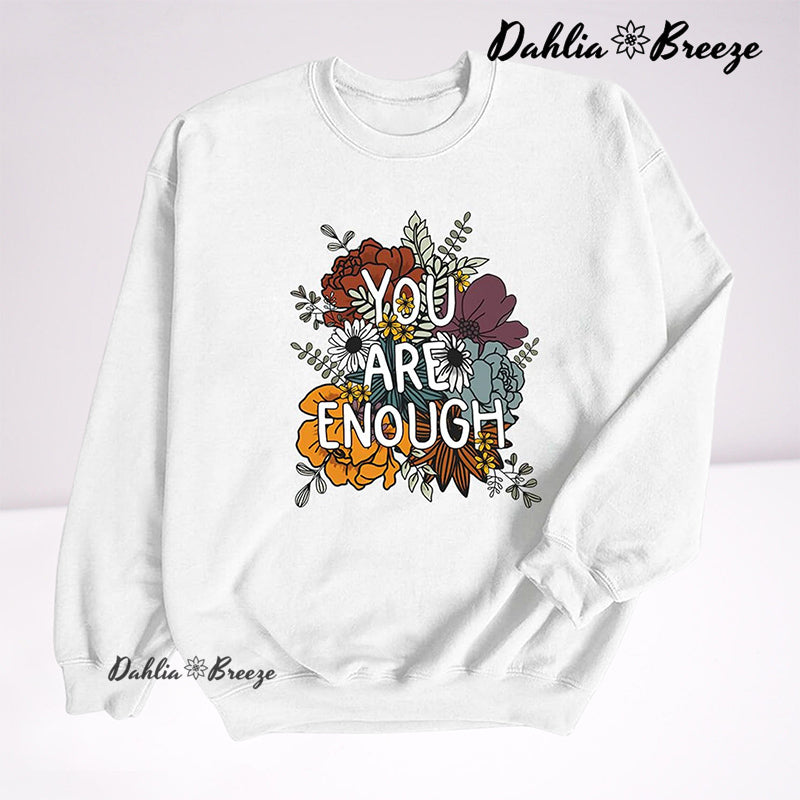 Sweat-shirt Vous êtes assez de pensées positives
