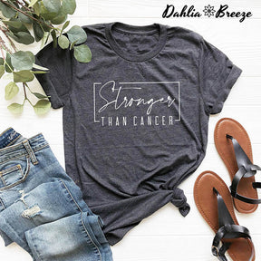T-shirt Plus fort que le cancer