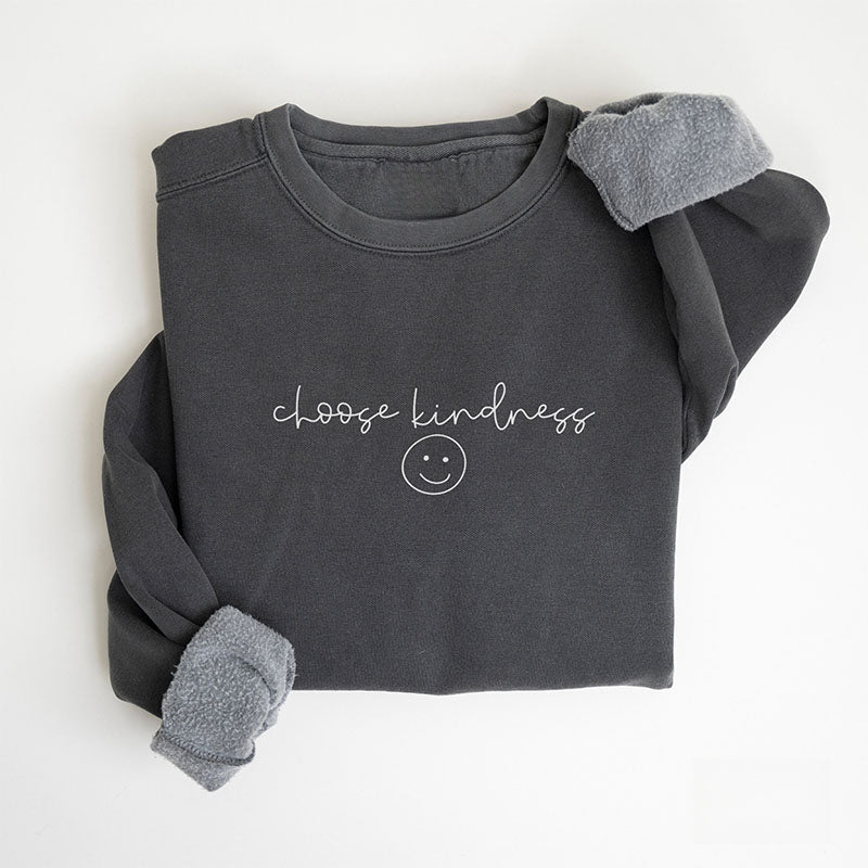 Wählen Sie ein Kindness-Sweatshirt mit Rundhalsausschnitt