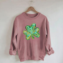 Sweat-shirt mignon trèfle à quatre feuilles de St Patricks
