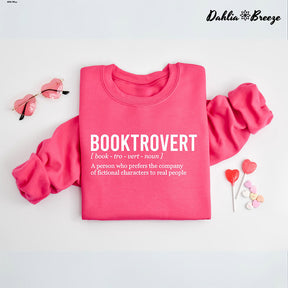 Booktrovert Reading Bookish Crewneck Sweatshirt