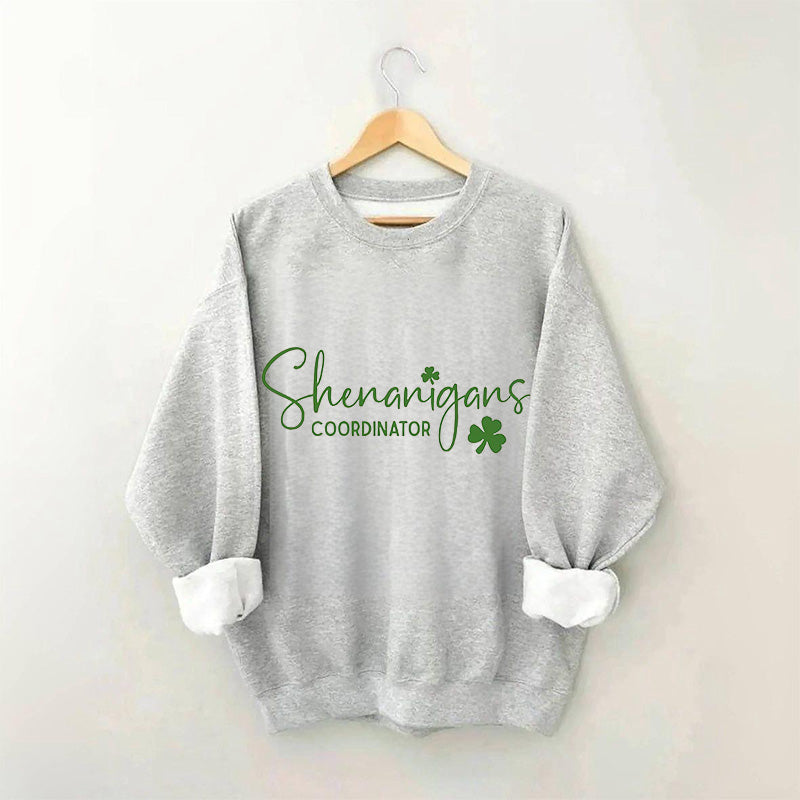 Shenanigans Coordinator Sweatshirt mit Buchstaben-Print
