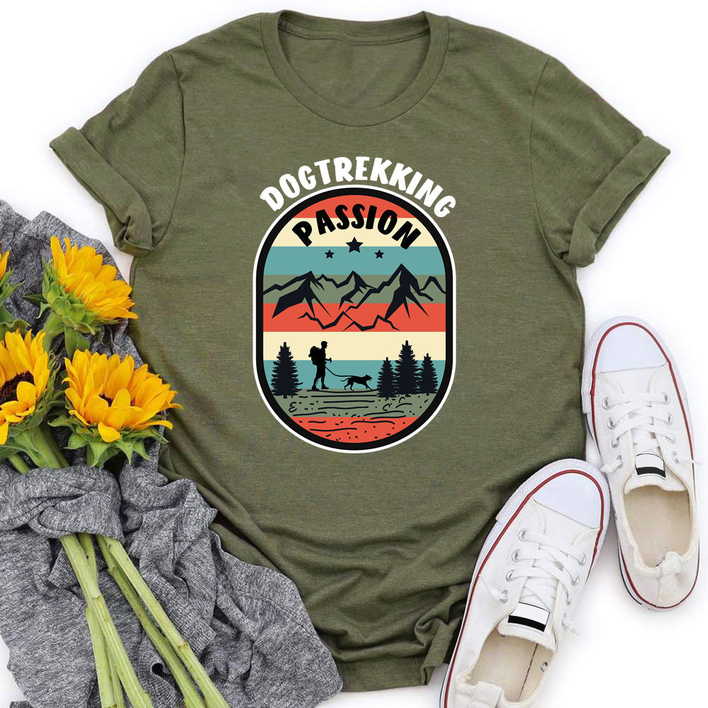 Dog Trekking Hiking T-shirt