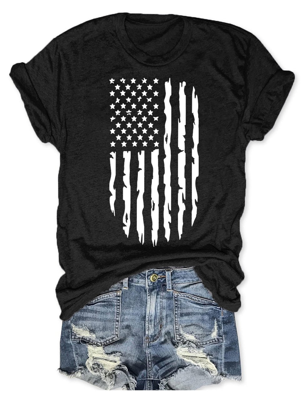 T-shirt drapeau américain