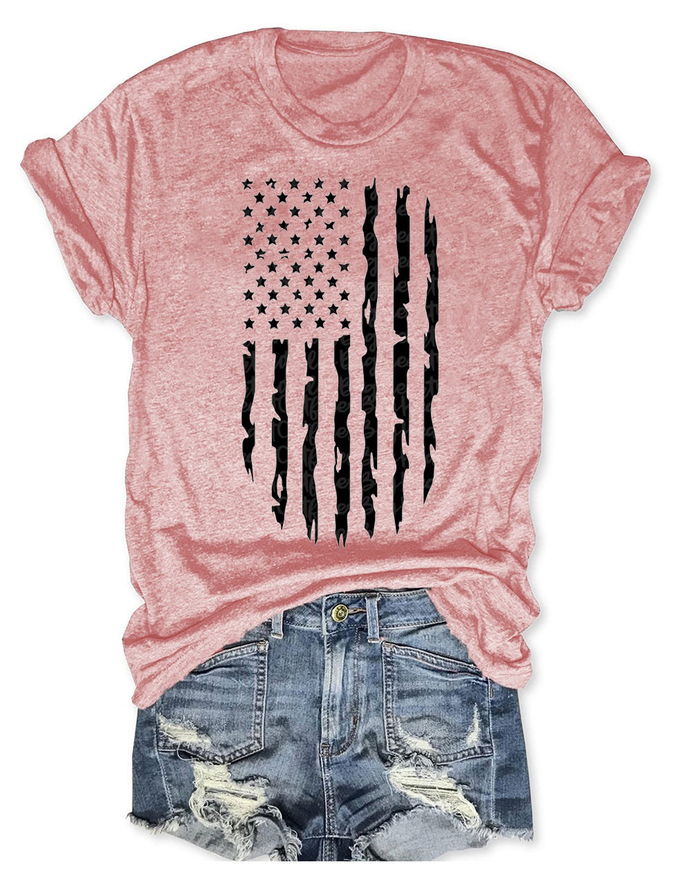 T-shirt drapeau américain
