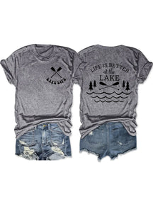 La vie est meilleure au lac T-shirt
