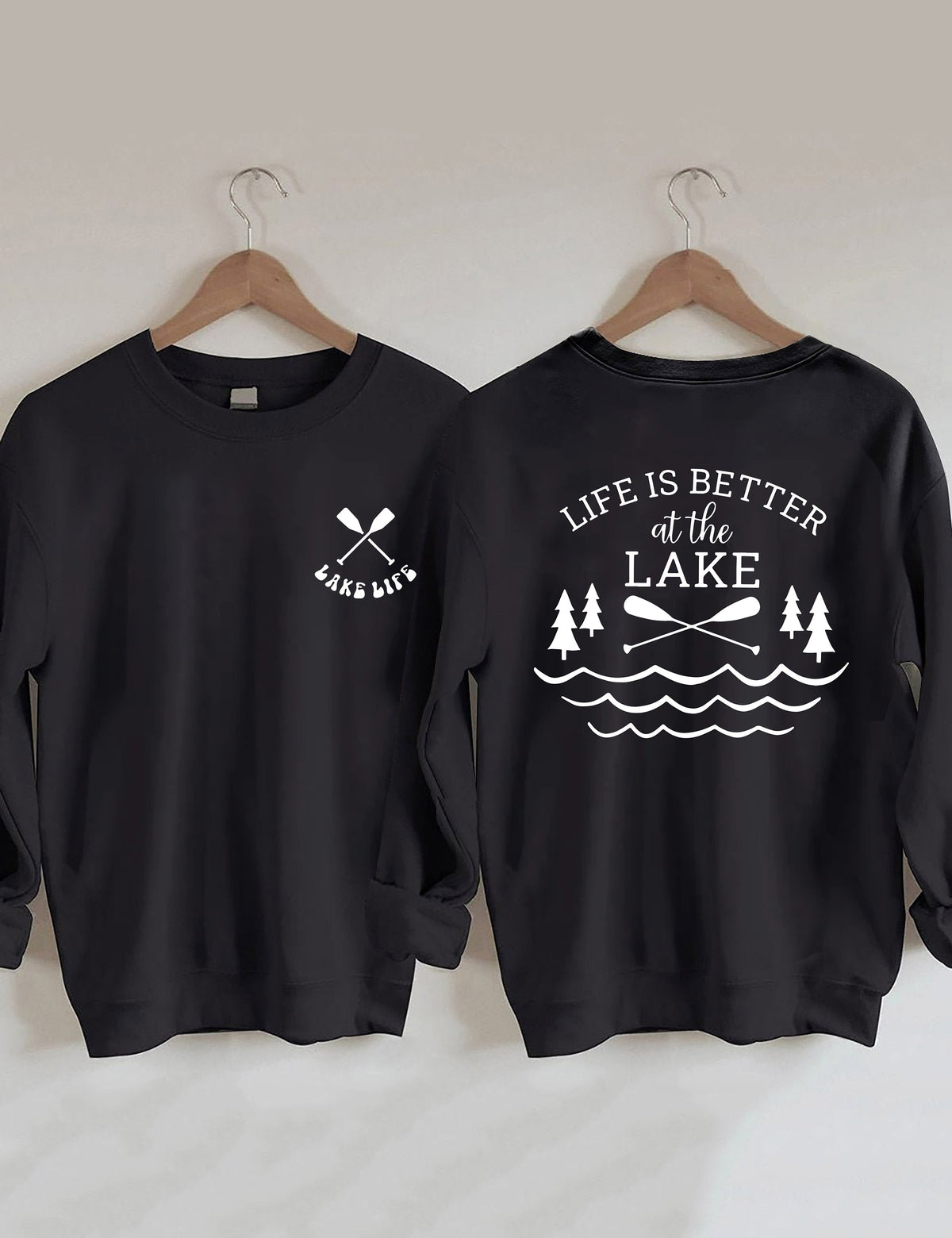 La vie est meilleure au sweat-shirt du lac