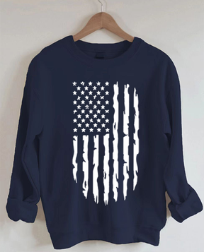 Sweat-shirt drapeau américain