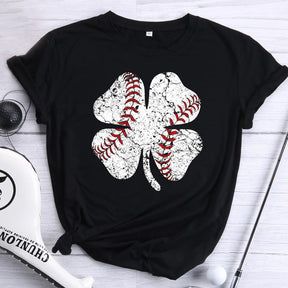 T-shirt trèfle de baseball