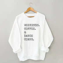 Sweat-shirt du concours de café et de danse du week-end