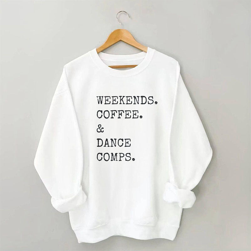 Sweat-shirt du concours de café et de danse du week-end
