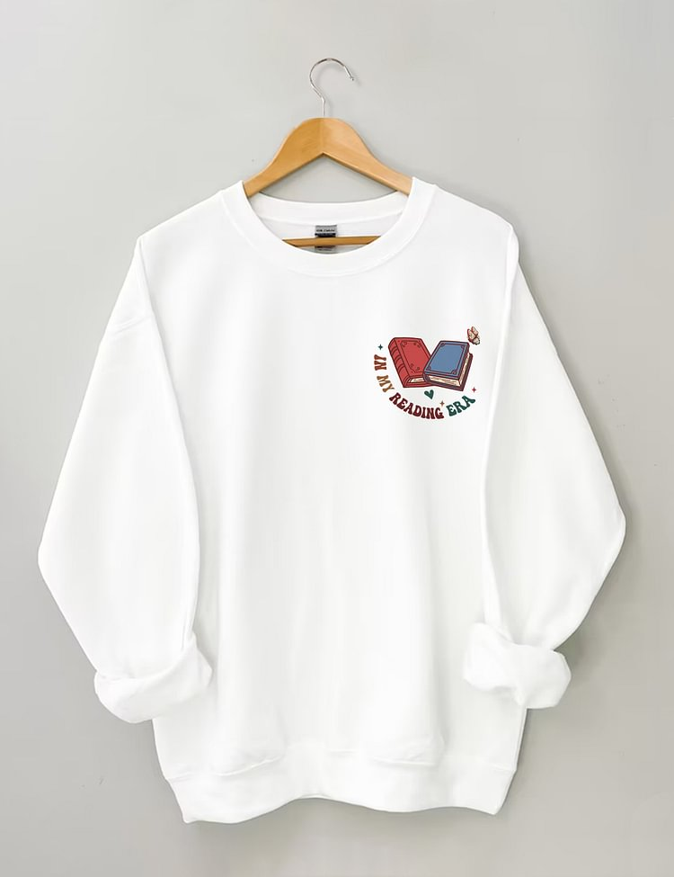Sweat-shirt Dans mon ère de lecture