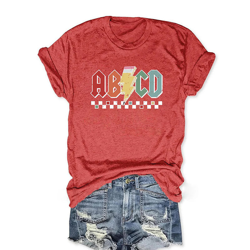 T-shirt professeur Abcd