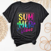 T-shirt de vacances tendance Summer Vibes