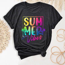 T-shirt de vacances tendance Summer Vibes