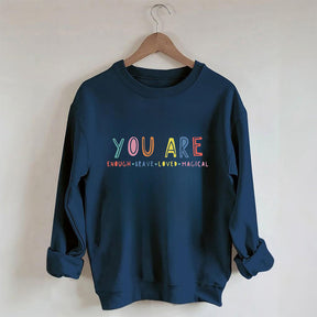 Du bist genug Sweatshirt