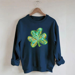 Sweat-shirt mignon trèfle à quatre feuilles de St Patricks