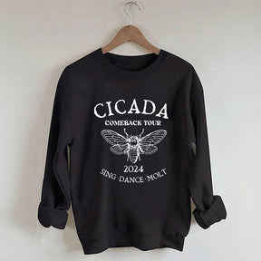 Sweat-shirt Drôle de concert de cigales pour amoureux de la nature