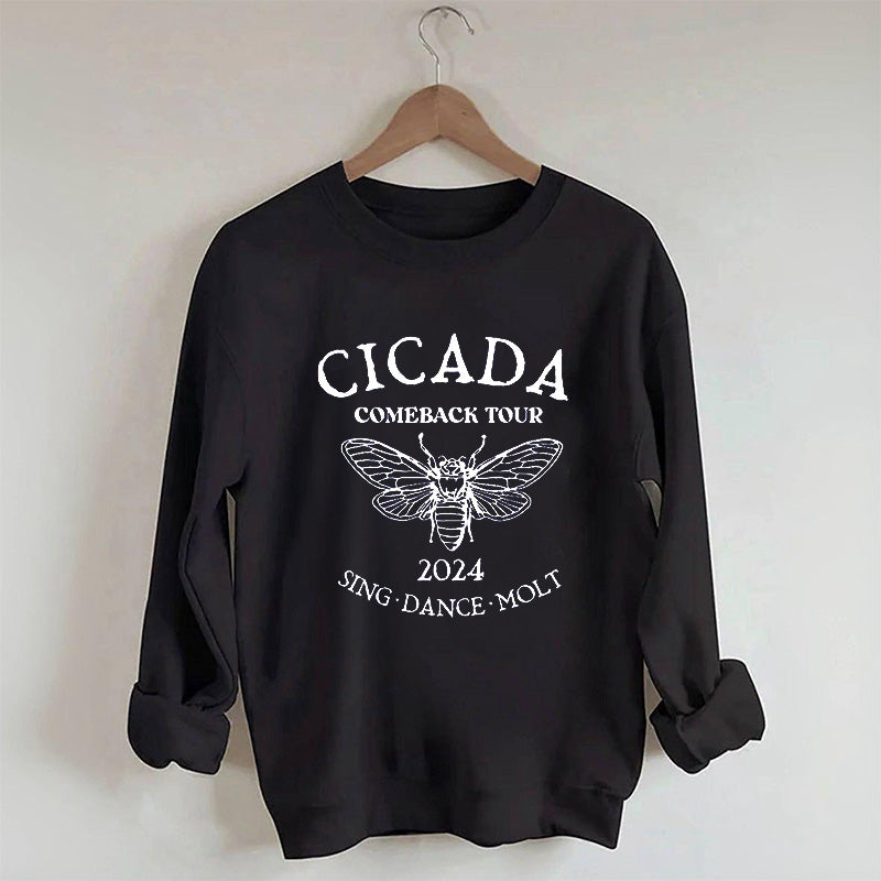 Sweat-shirt Drôle de concert de cigales pour amoureux de la nature