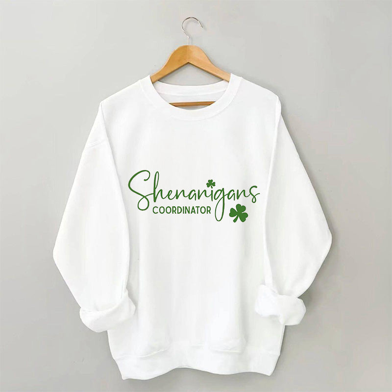 Shenanigans Coordinator Sweatshirt mit Buchstaben-Print