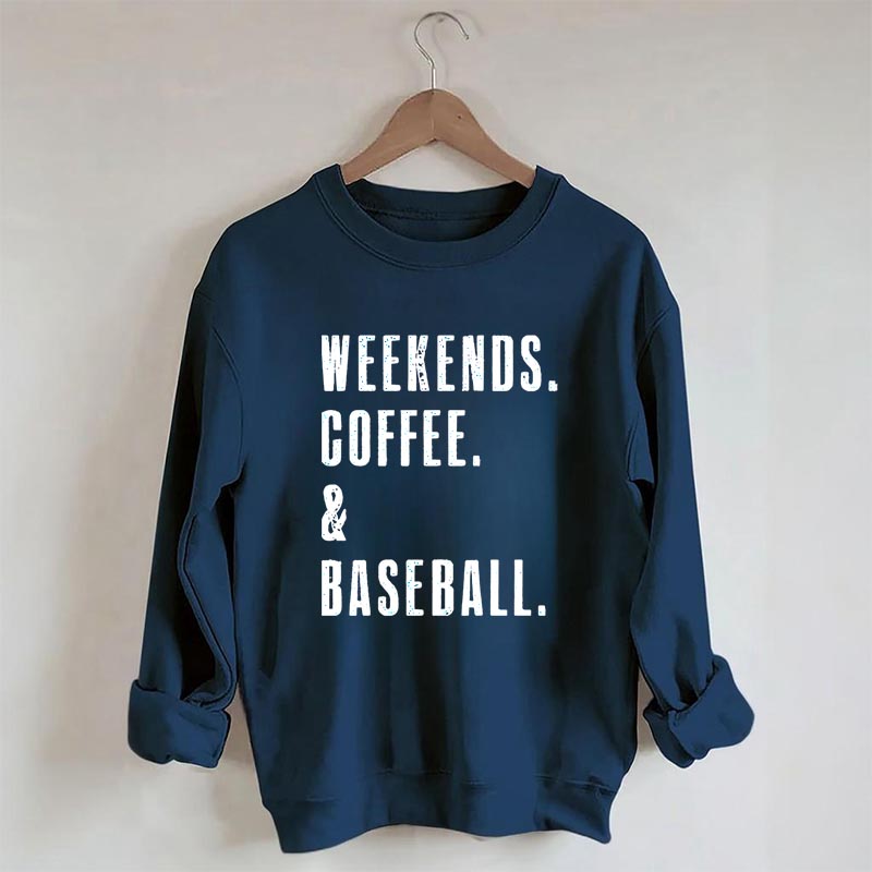 Sweat-shirt café et baseball du week-end