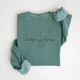 Choisissez le sweat-shirt à col rond Kindness