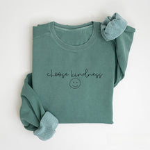 Wählen Sie ein Kindness-Sweatshirt mit Rundhalsausschnitt