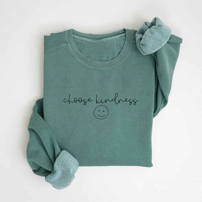 Wählen Sie ein Kindness-Sweatshirt mit Rundhalsausschnitt