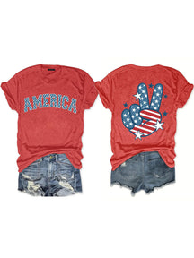 T-shirt drapeau américain