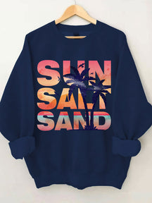 Sweat-shirt Soleil Sel Sable