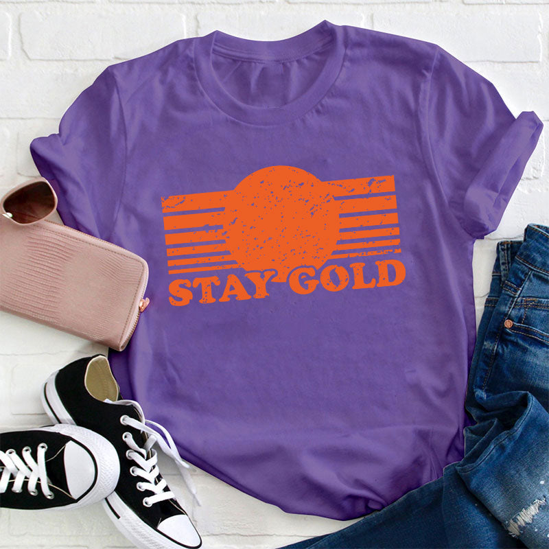 T-shirt de professeur Stay Gold