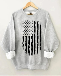 Sweat-shirt drapeau américain