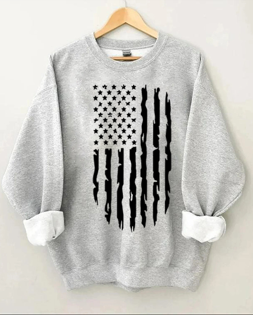 Sweat-shirt drapeau américain