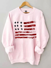 Sweat-shirt drapeau américain