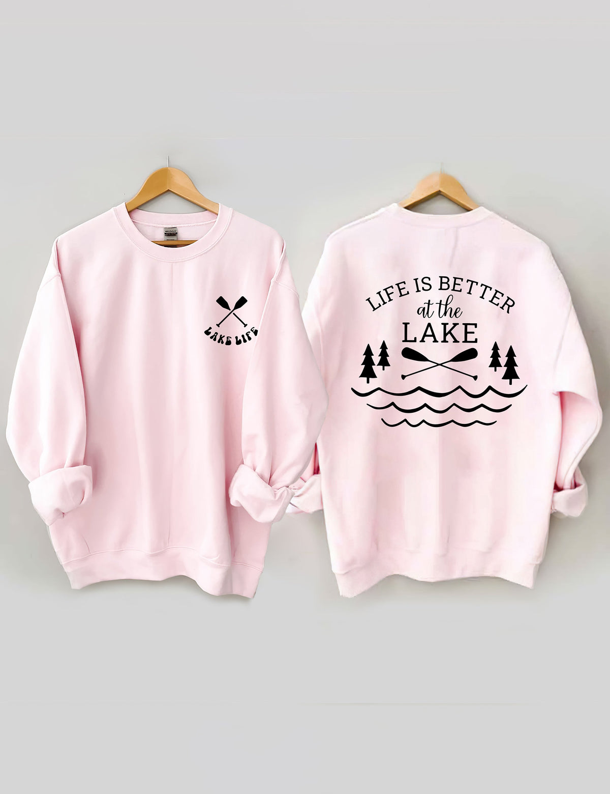 La vie est meilleure au sweat-shirt du lac