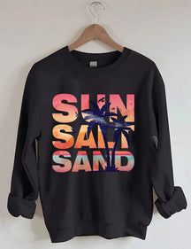 Sweat-shirt Soleil Sel Sable