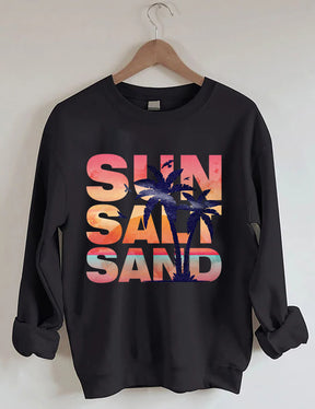 Sweat-shirt Soleil Sel Sable