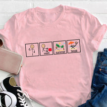 Je veux un t-shirt pour professeur de vacances d'été
