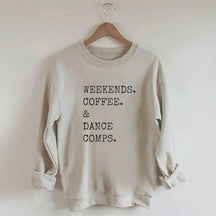 Sweat-shirt du concours de café et de danse du week-end