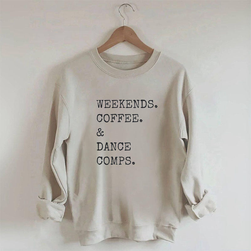 Sweat-shirt du concours de café et de danse du week-end