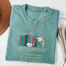 T-shirt pour les amoureux des livres Booktrovert