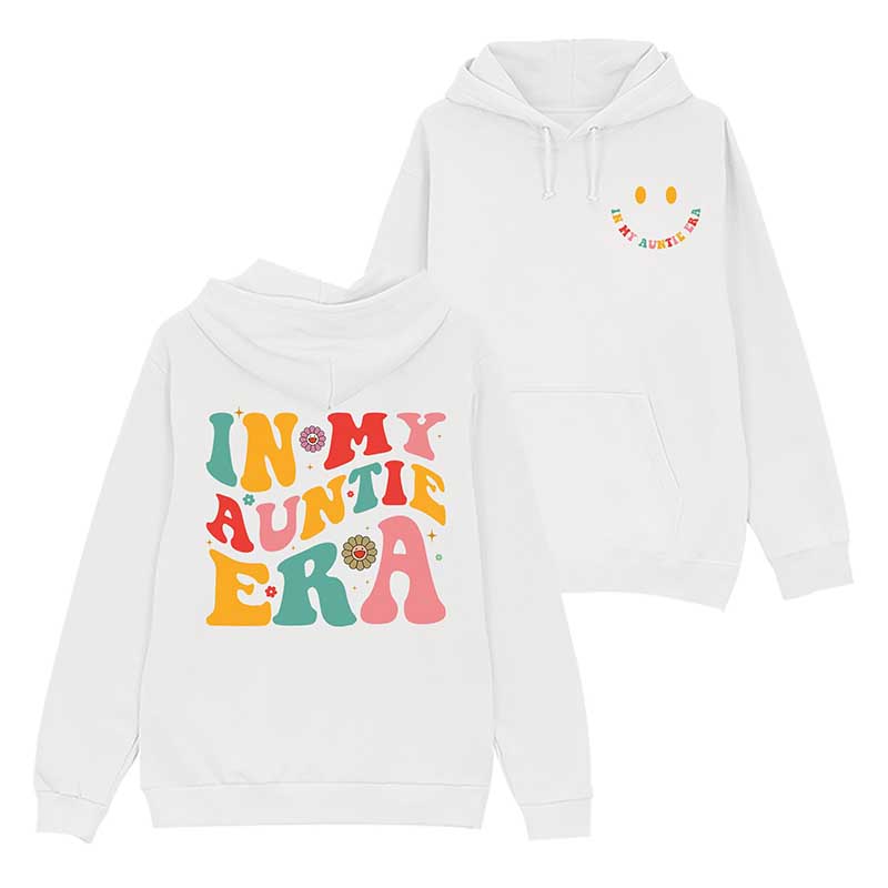 Dans mon sweat à capuche de l’ère de tante