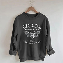 Sweat-shirt Drôle de concert de cigales pour amoureux de la nature