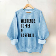 Sweat-shirt café et baseball du week-end