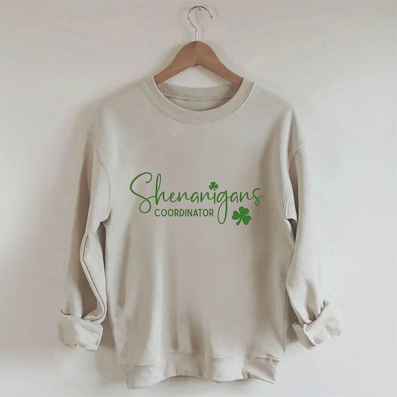 Shenanigans Coordinator Sweatshirt mit Buchstaben-Print