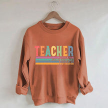 Sweat-shirt rétro pour la rentrée scolaire de la vie des enseignants