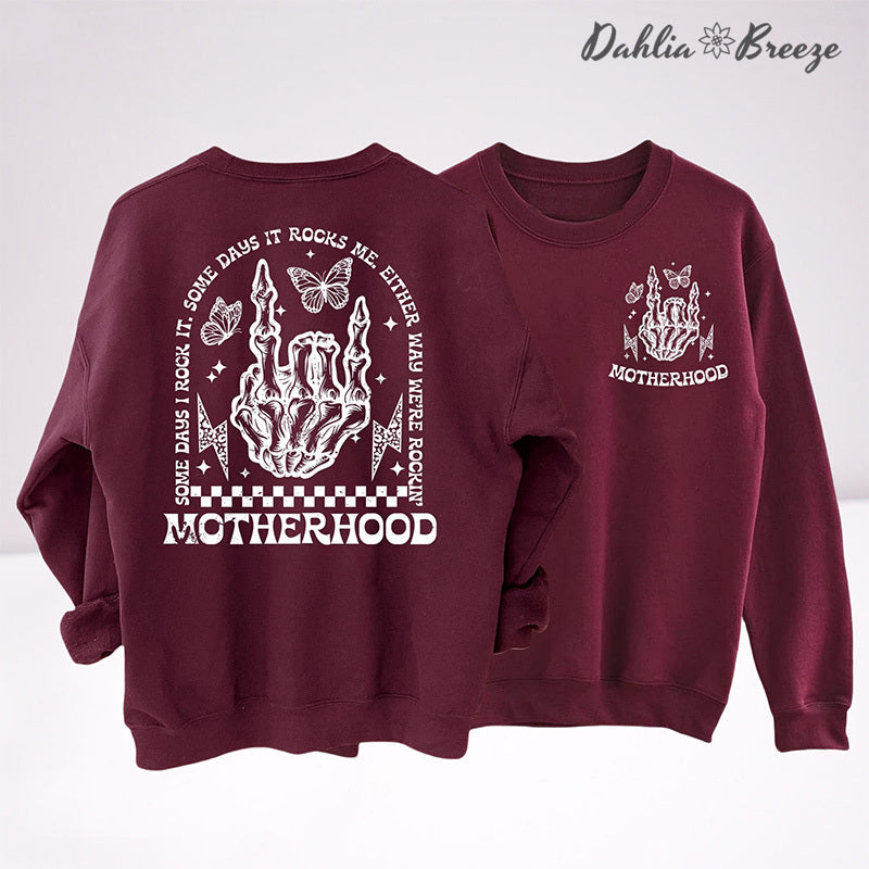 Maternité Certains jours, je le berce certains jours Sweat-shirt