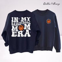 Dans mon basket-ball Mom Era Sport Mom Crewneck Sweatshirt